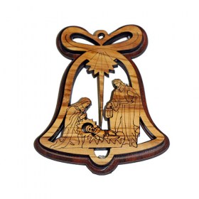 2D Nativity Bell Tie