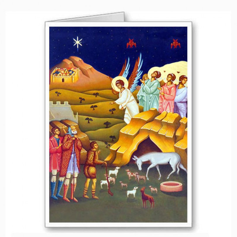 Orthodox Angel Nativity Scene