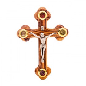 Roman Cross with Crucifixion and 4 Lens