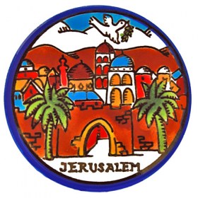 Hand painted Jerusalem