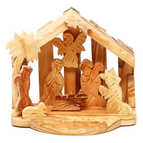 Nativity Scene with Palm